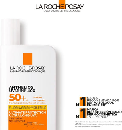 La Roche-Posay Anthelios UVMune 400 Invisible Sunscreen SPF50+ 50ml