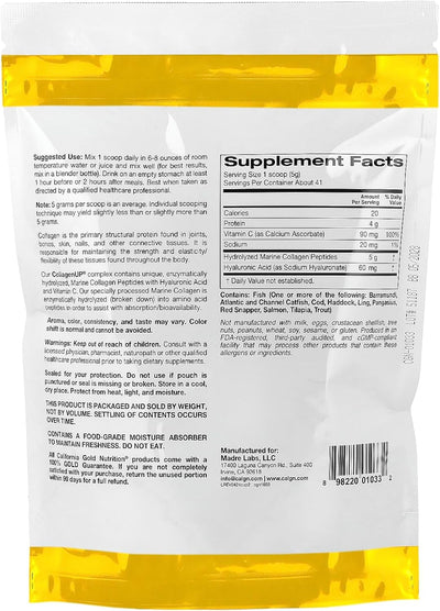 California Gold Nutrition, CollagenUP, Unflavored, 7.26 oz (206 g)