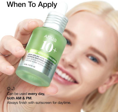 ANUA - Azelaic Acid 10 Hyaluron Redness Soothing Serum 30ml