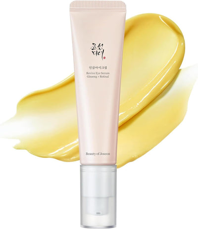 Beauty of Joseon Korean Eye Serum: Ginseng + Retinal 30ml, Pink, 1 Fl Oz