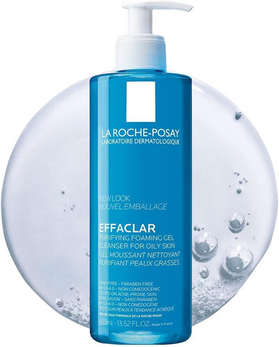 La Roche-Posay Effaclar Acne Foaming Cleansing Gel for Oily and Acne Prone Skin 400ml